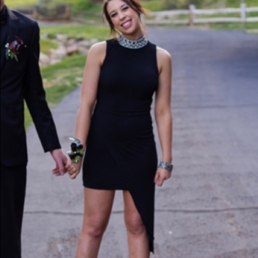 Bebe black formal dress